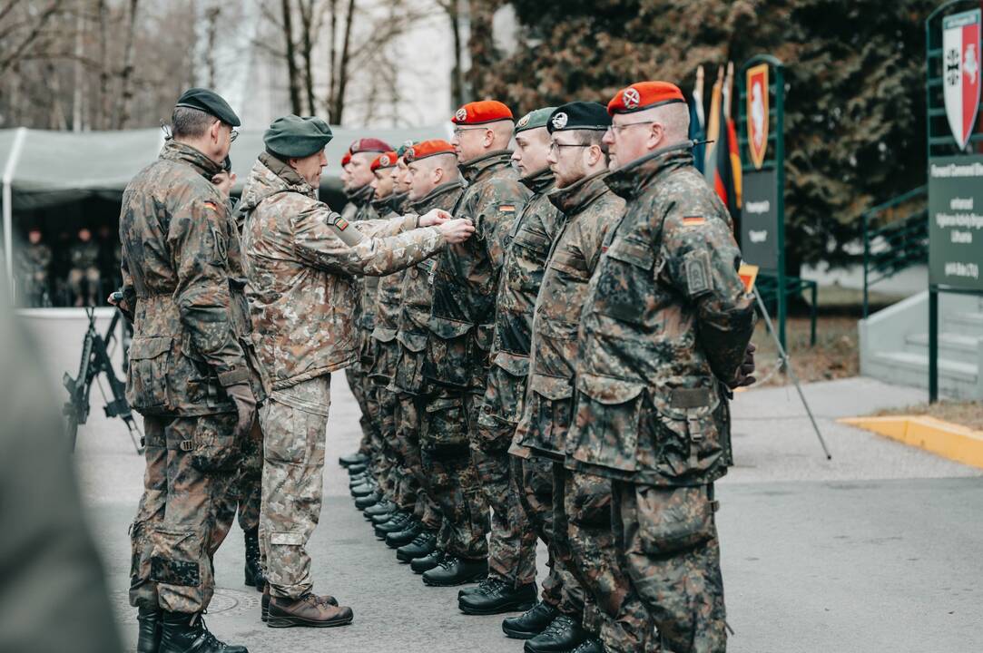 Rukloje pasikeitė atgrasymo misiją Lietuvoje vykdančios Vokietijos brigados