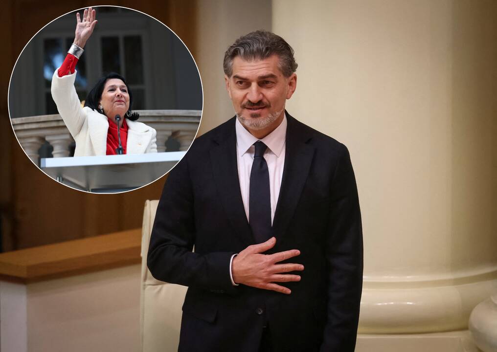 Michailas Kavelašvilis ir Salomė Zurabišvili