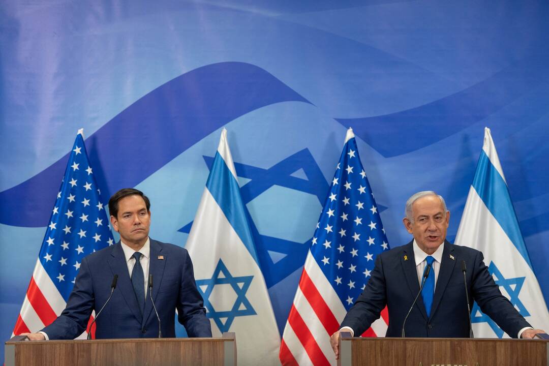 Netanyahu: Izraelis ir Amerika petys į petį kovoja su Irano keliama grėsme