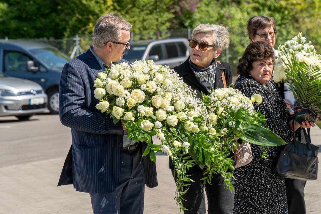 Amžinojo poilsio išlydima M. Sabonienė