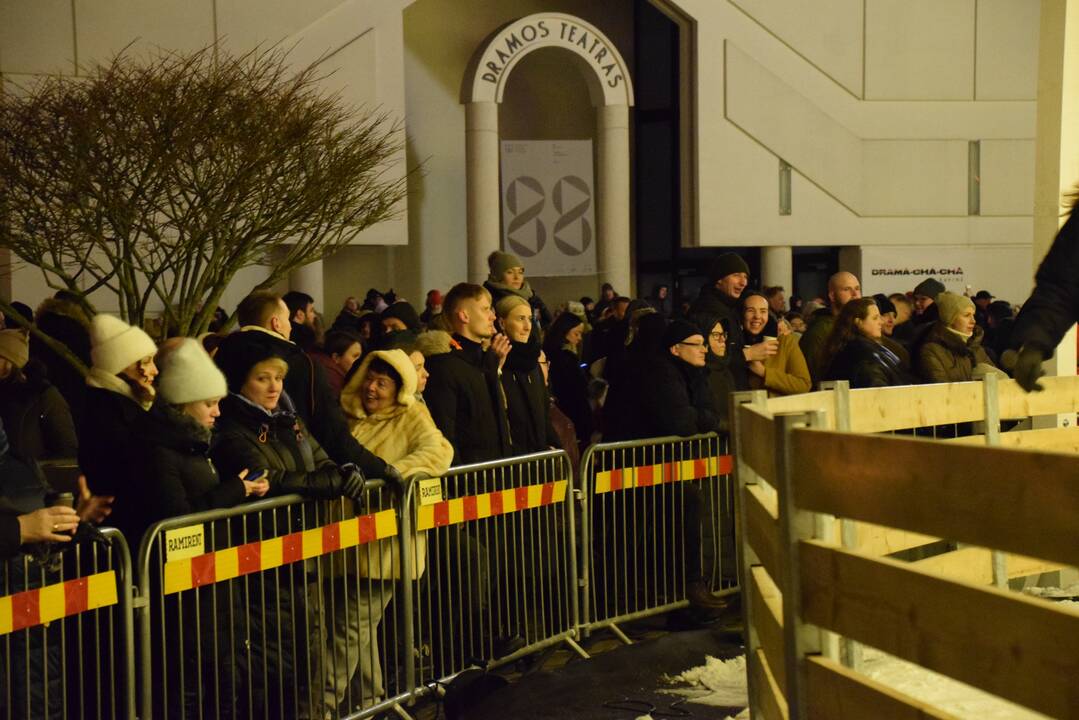Teatro aikštėje – Naujųjų metų sutikimas