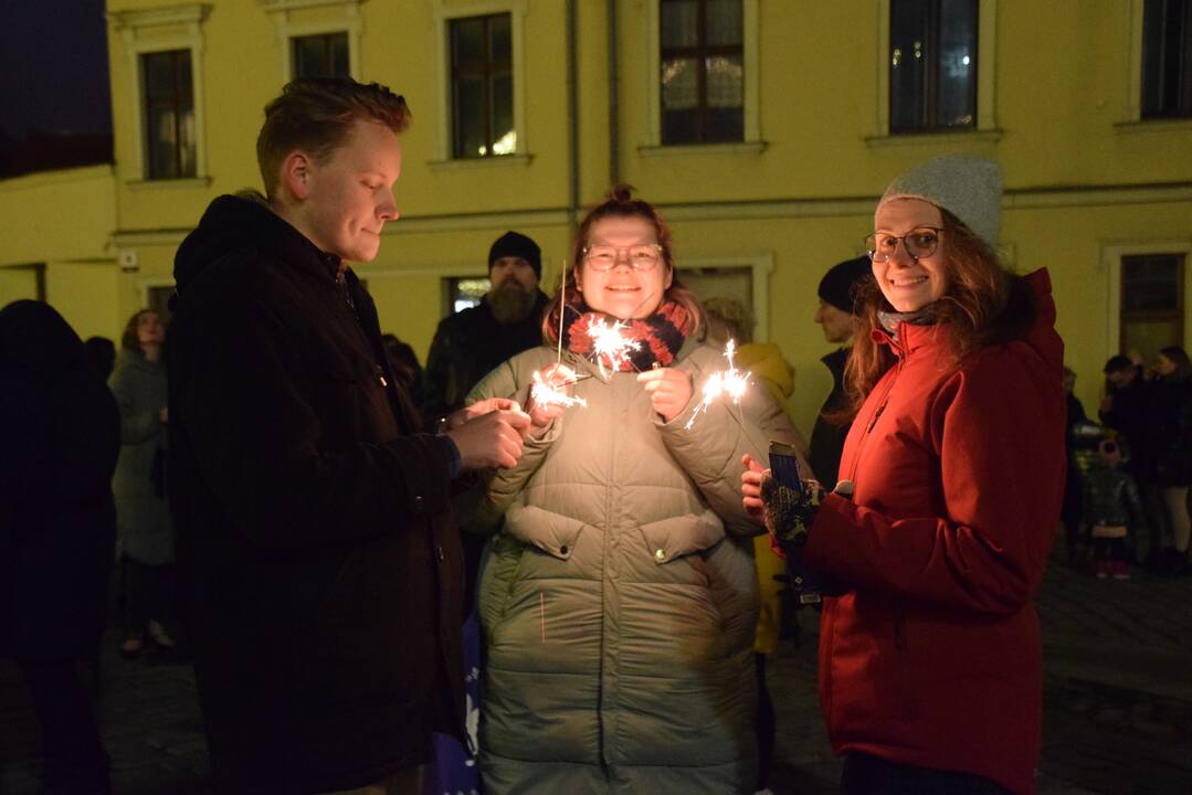 Teatro aikštėje – Naujųjų metų sutikimas