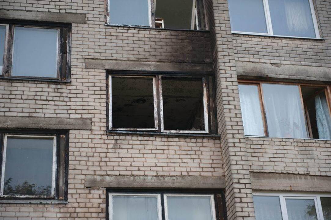 Gaisras bendrabutyje įsižiebė ankstų rytą