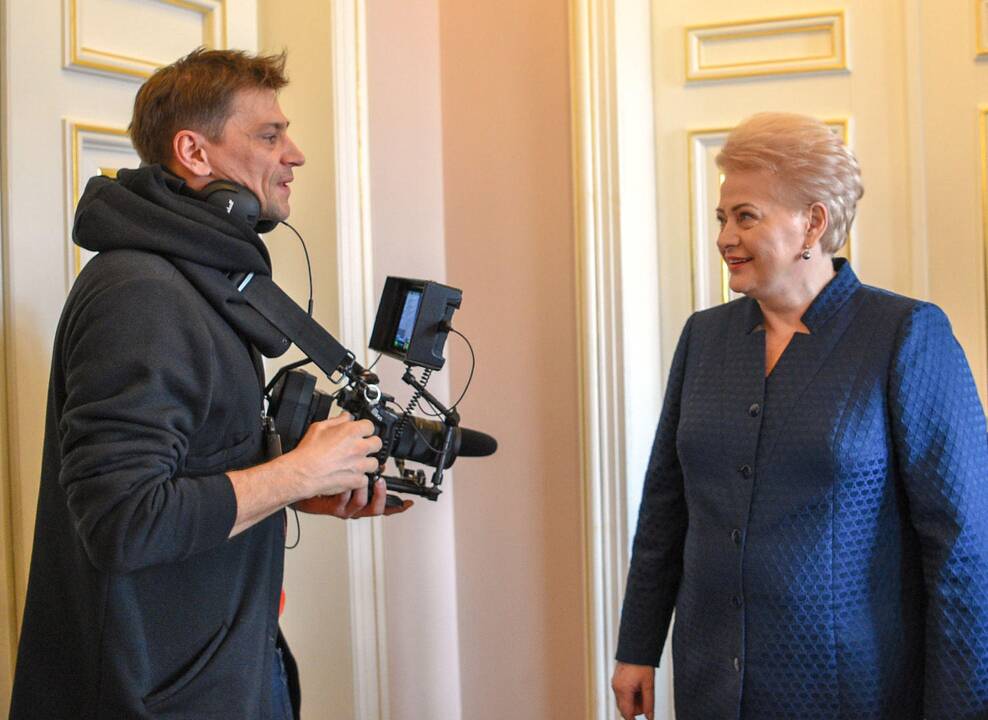 Fiksavo: D.Ulvydas nebyliai stebėjo D.Grybauskaitės kasdienybę.