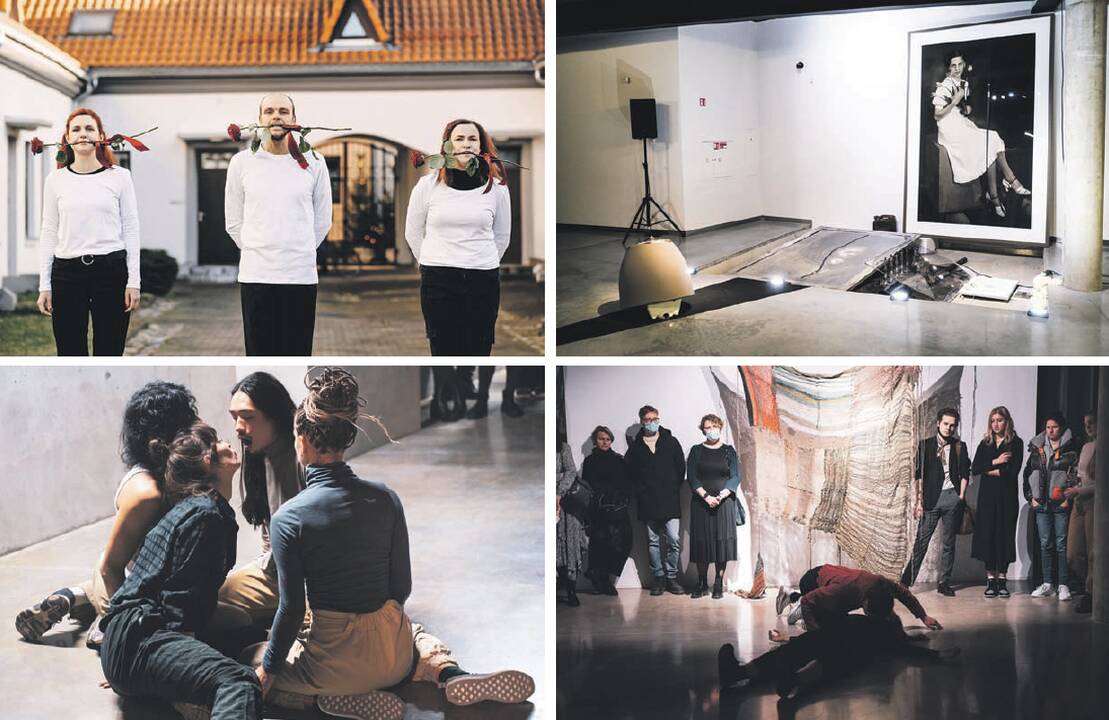 Akcentai: bienalės pradžia pažymėta pagrindinės parodos atidarymu, Europos humanitarinio universiteto studentų performansų programa, Indrė Šerpytytės ir Kauno šokio teatro "Aura" projektu.