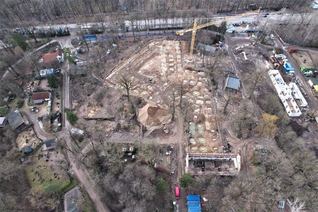Įpusėjo Lietuvos zoologijos sodo renovacija