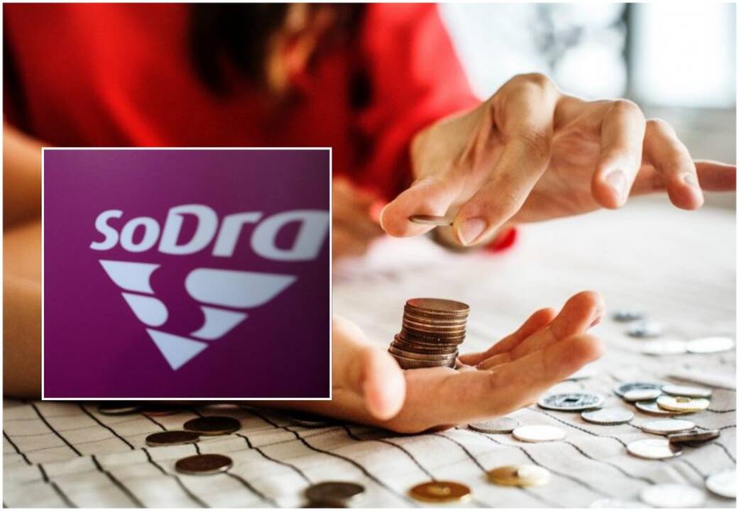 „Sodros“ biudžeto perteklius kitąmet turėtų siekti 303 mln. eurų