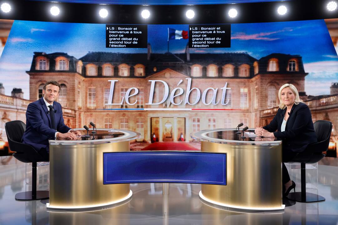 Emmanuelis Macronas ir Marine Le Pen