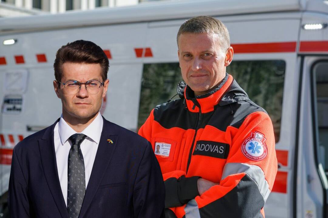 Aurimas Pečkauskas (kairėje) ir Nerijus Mikelionis (dešinėje)