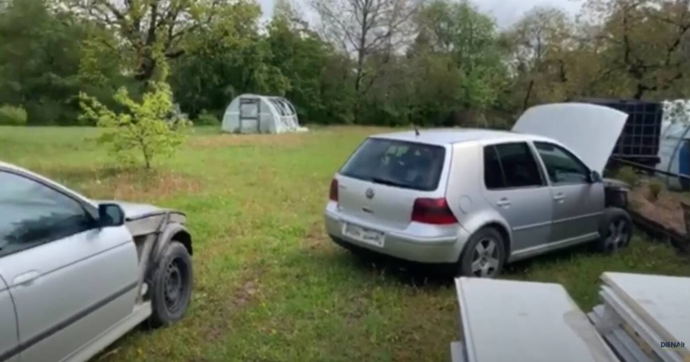 Po automobilio vagystės Užliedžiuose – į kriminalistų rankas