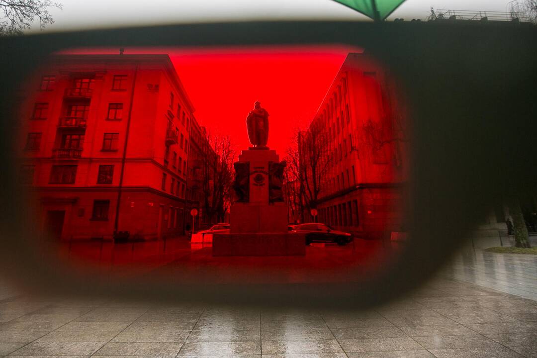 Tikslas: menininkas V.Jakas viliasi užkurti žmones diskusijai dėl paminklo vietos tinkamumo.