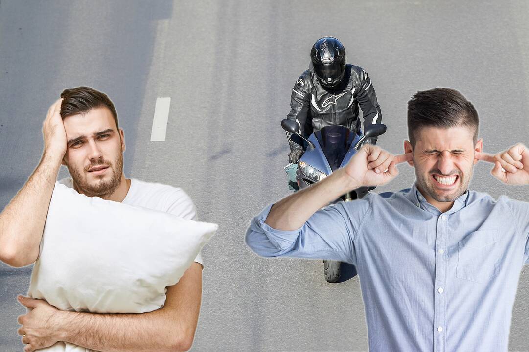 Skundai: gyventojai piktinasi dėl naktimis keliamo motociklų triukšmo.
