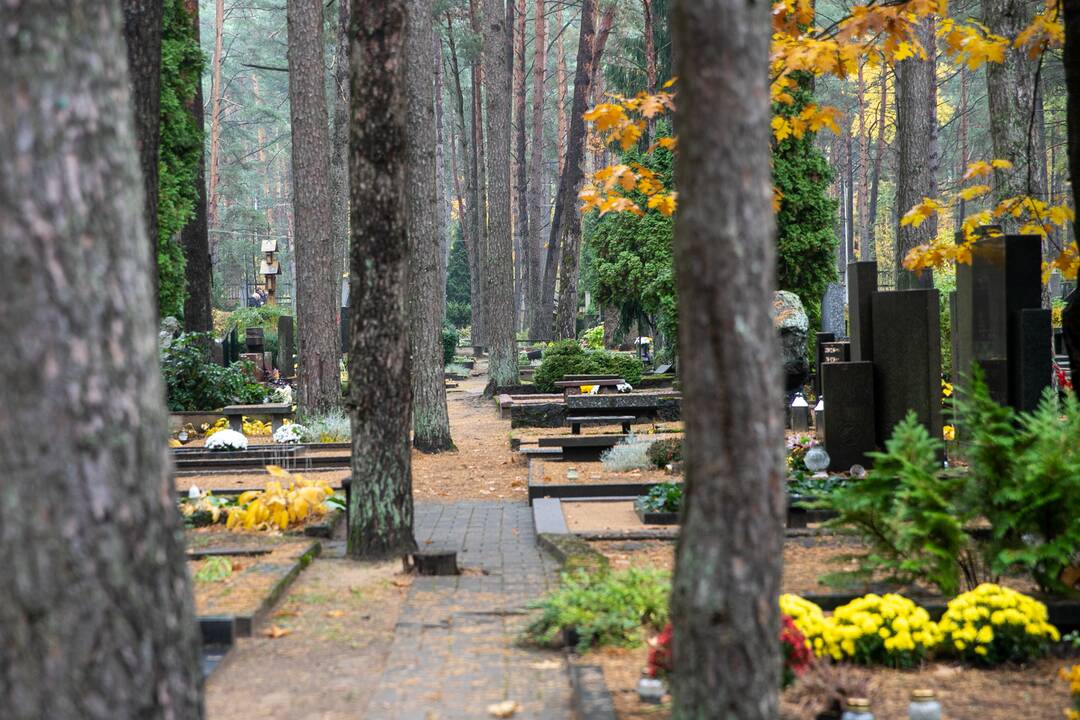 Grupė: kapinėse organizuojamos ir Helovino temos ekskursijos, bet šįsyk čia vaikščiojo literatūrai neabejingos sielos.