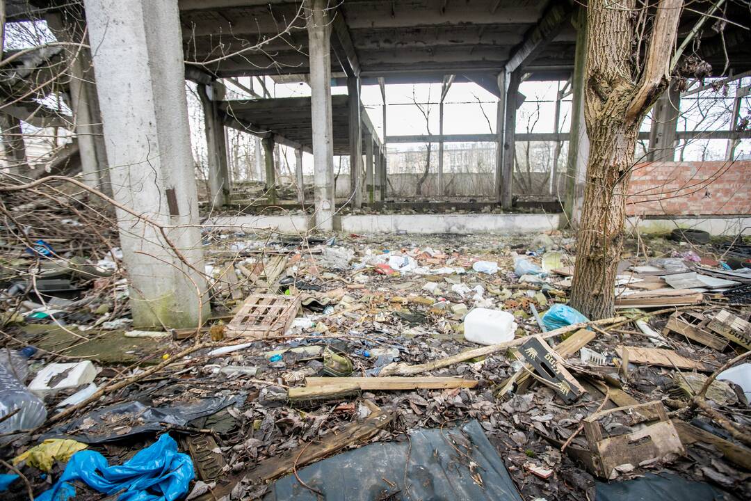 Pavyzdys: prie Kalniečių parko gamyklą pakeitė gyvenamasis namas.