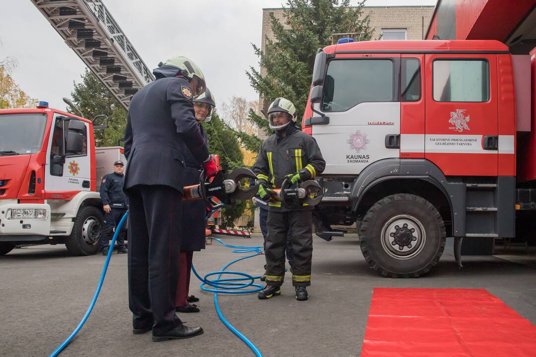 Kaune atidaryta rekonstruota gaisrinė