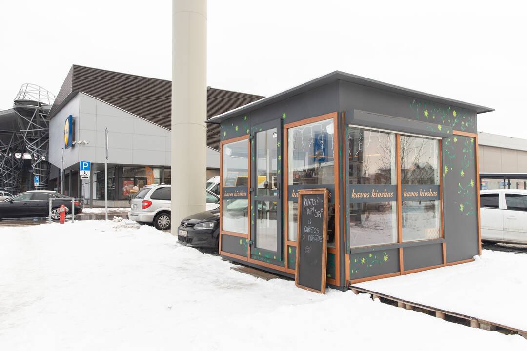 Planas: vos tik įsigiję spaudos kioską Judita ir Paulius žinojo, kad kada nors jame kvepės kava.