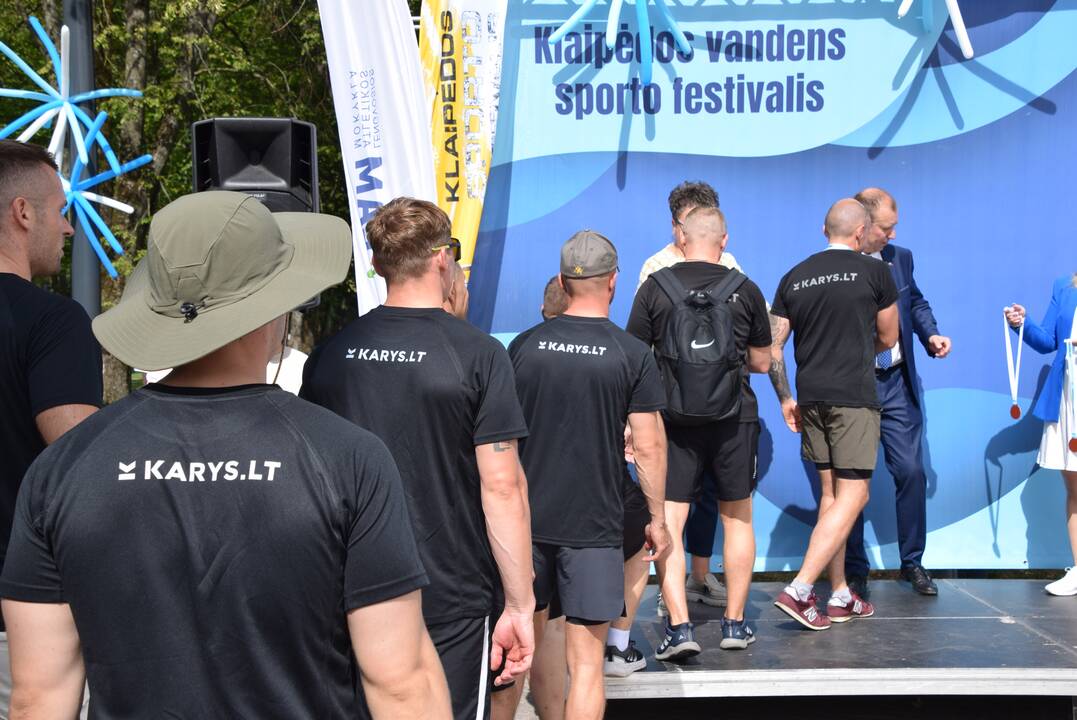 Dangės upėje kovėsi vandens sporto entuziastai