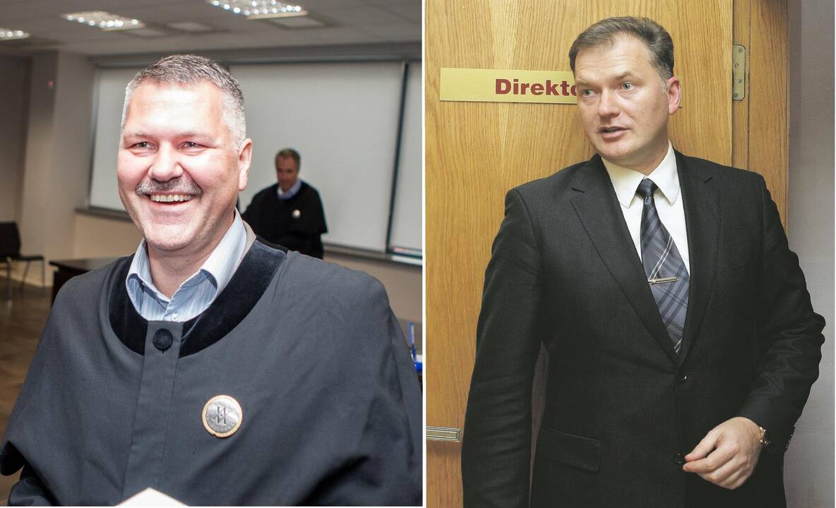A.J.Venslauskas (dešinėje) ir E. Blažys (kairėje)