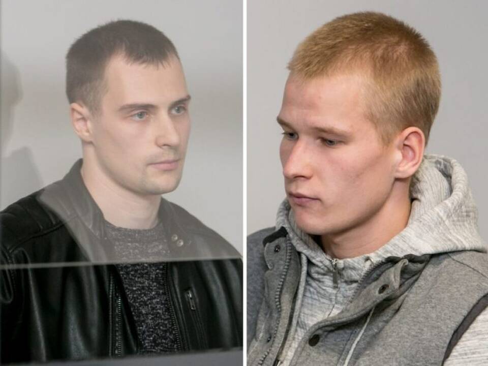 R.Gudynas (kairėje) ir D.Ščesnavičius (dešinėje) 