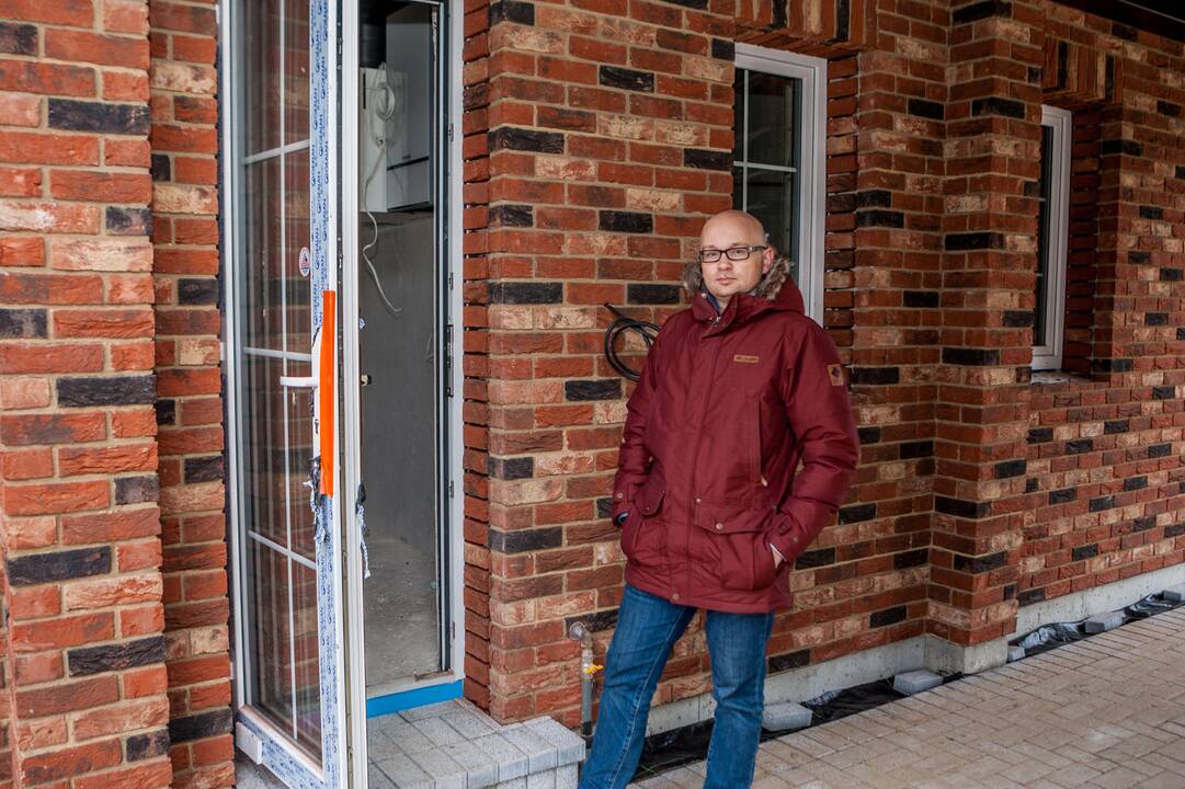 Atstumas: V.Mikuckas atkreipė dėmesį, kad nuo naujųjų jo namų Kauno rajone iki miesto centro – vos 10 min.