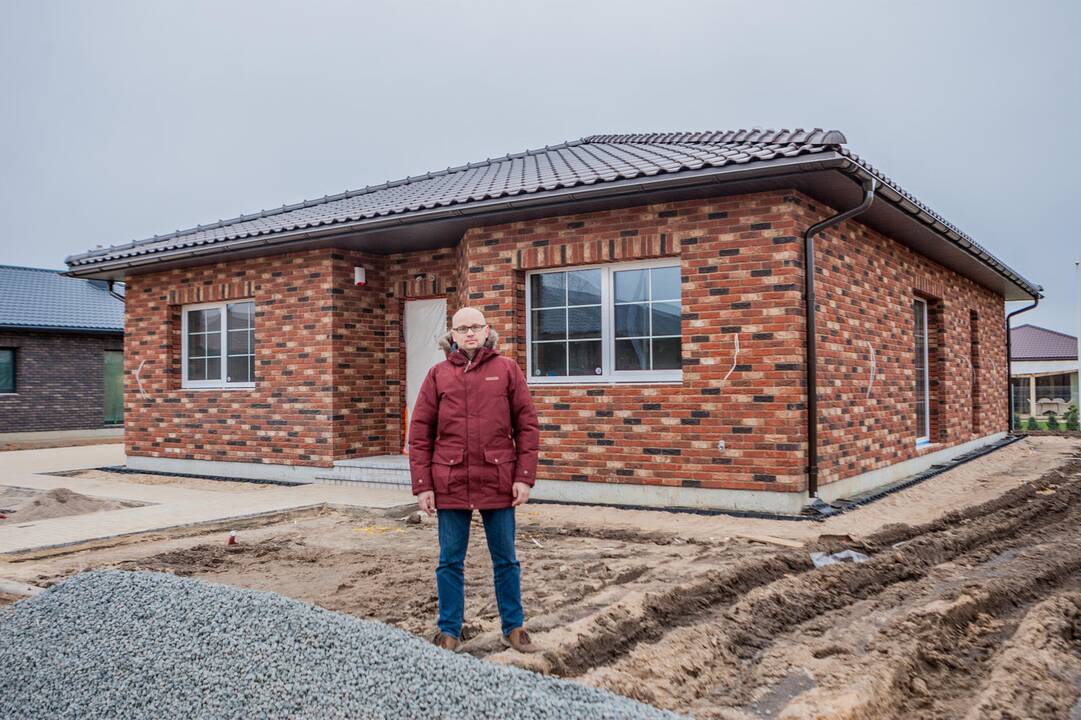 Atstumas: V.Mikuckas atkreipė dėmesį, kad nuo naujųjų jo namų Kauno rajone iki miesto centro – vos 10 min.