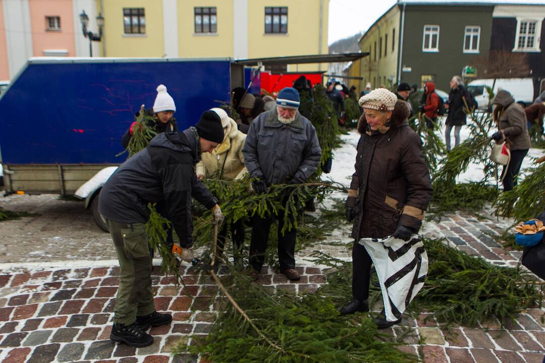 Akciją „Parsinešk Kalėdas į savo namus“ Kaune