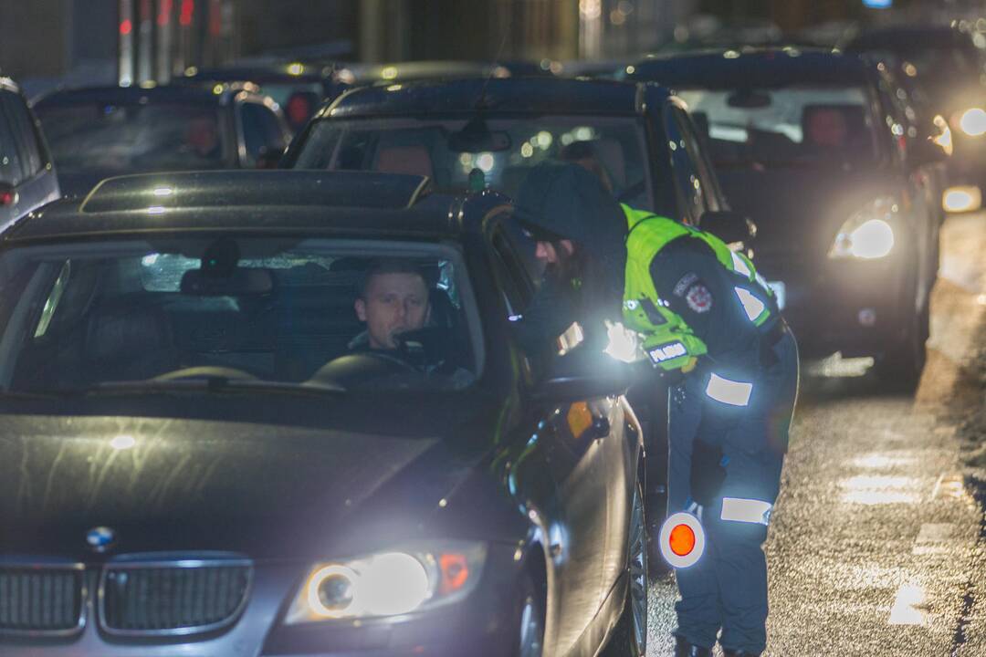 Policijos reidas Europos prospekte