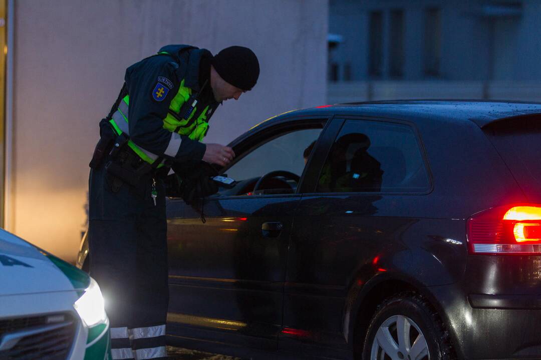 Policijos reidas Europos prospekte