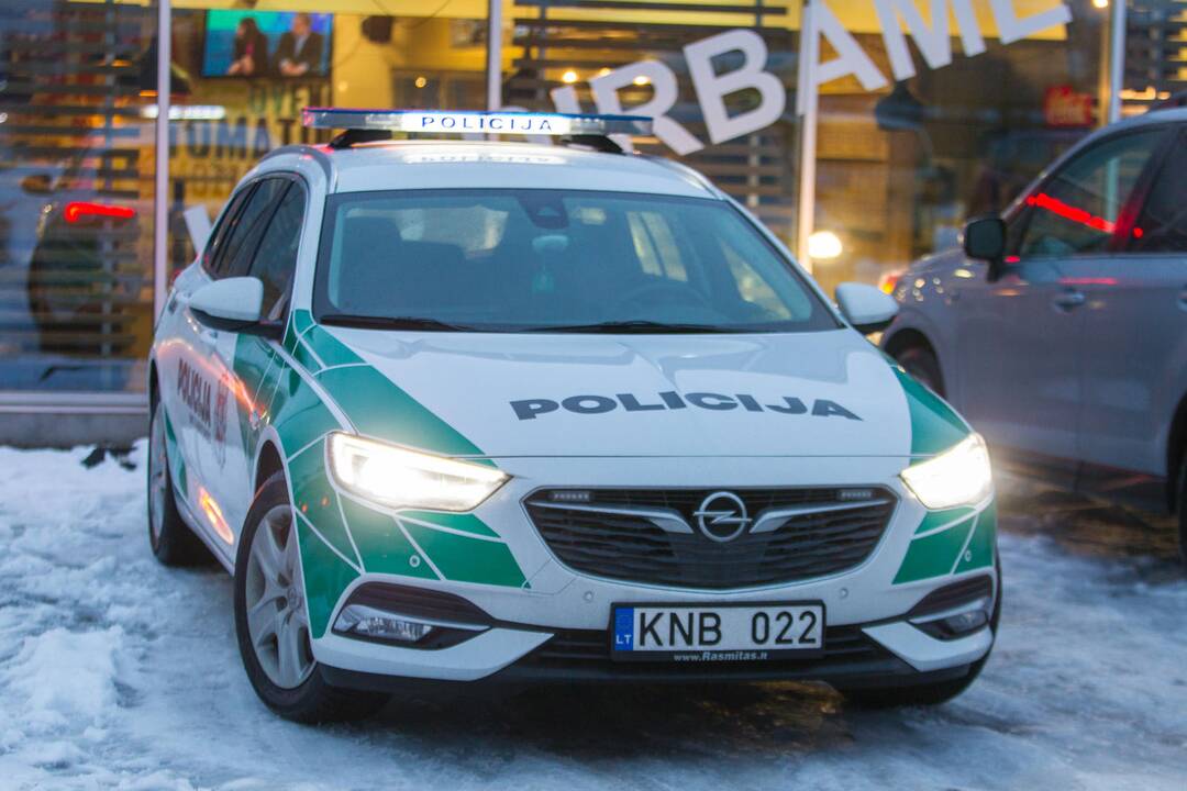 Policijos reidas Europos prospekte