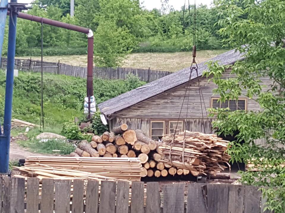 Gaisras: aplinkiniai gyventojai bijojo, kad liepsnos neprarytų netoli lentpjūvės esančių jų namų.