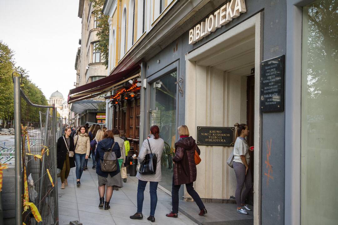 Rekonstrukcijai uždaromas Kauno V. Kudirkos bibliotekos padalinys
