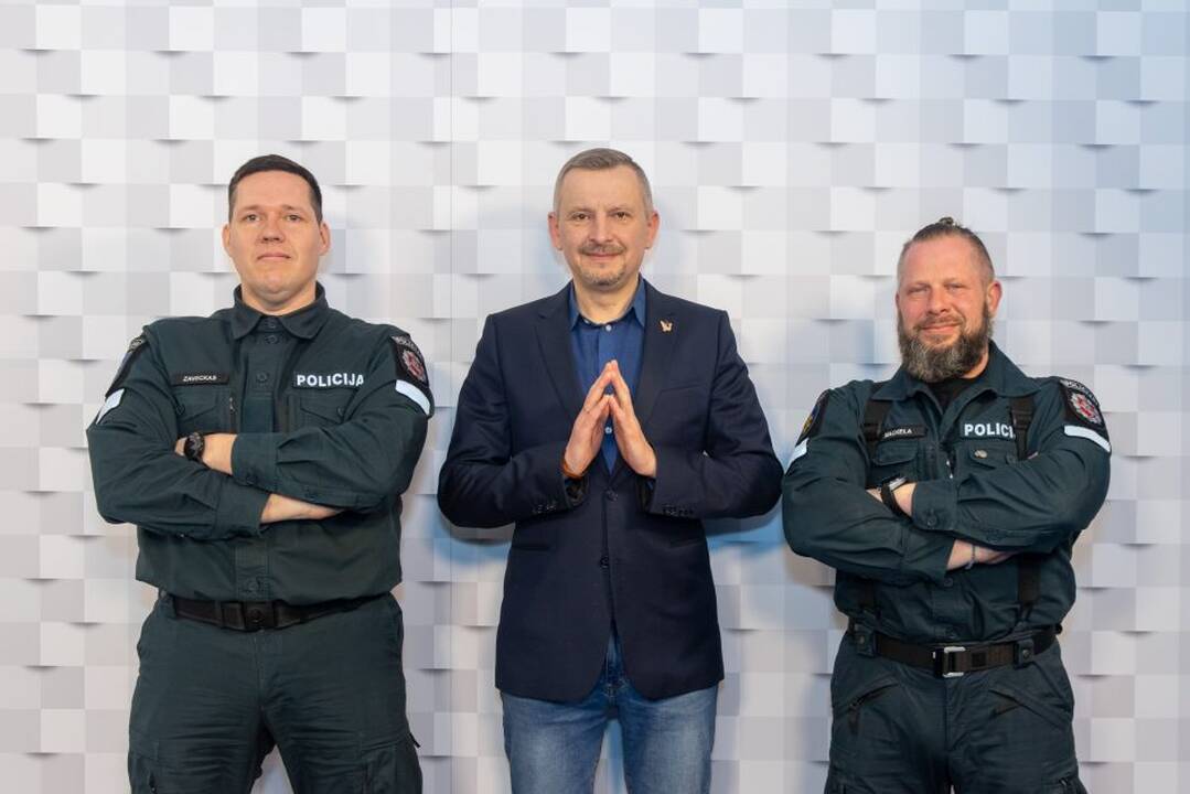 Naurimas Zaveckas (iš kairės), Dalius Mackela
