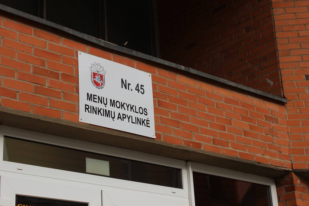 Klaipėdiečiai balsuoja 2024-ųjų Seimo rinkimuose