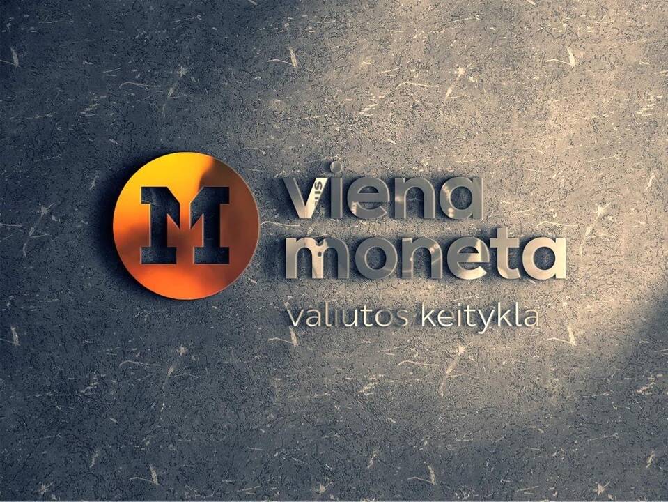 Atidarymas: naujoji valiutų keitykla „Viena moneta“ įsikūrė prekybos centre „Kalniečiai“.