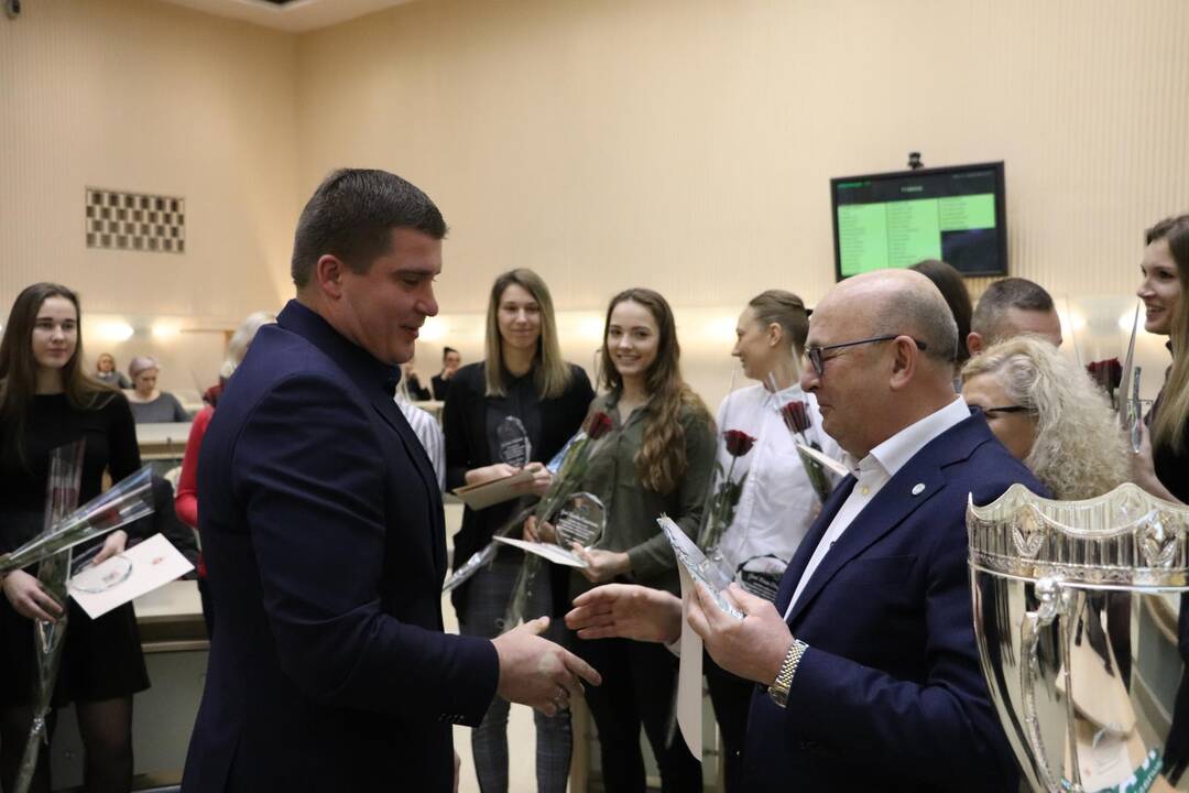 „Aistės-LSMU“ krepšinio komandai – miesto padėka