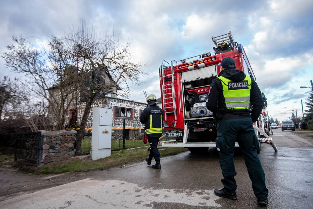 Ringauduose – sprogimas ir didžiulis gaisras