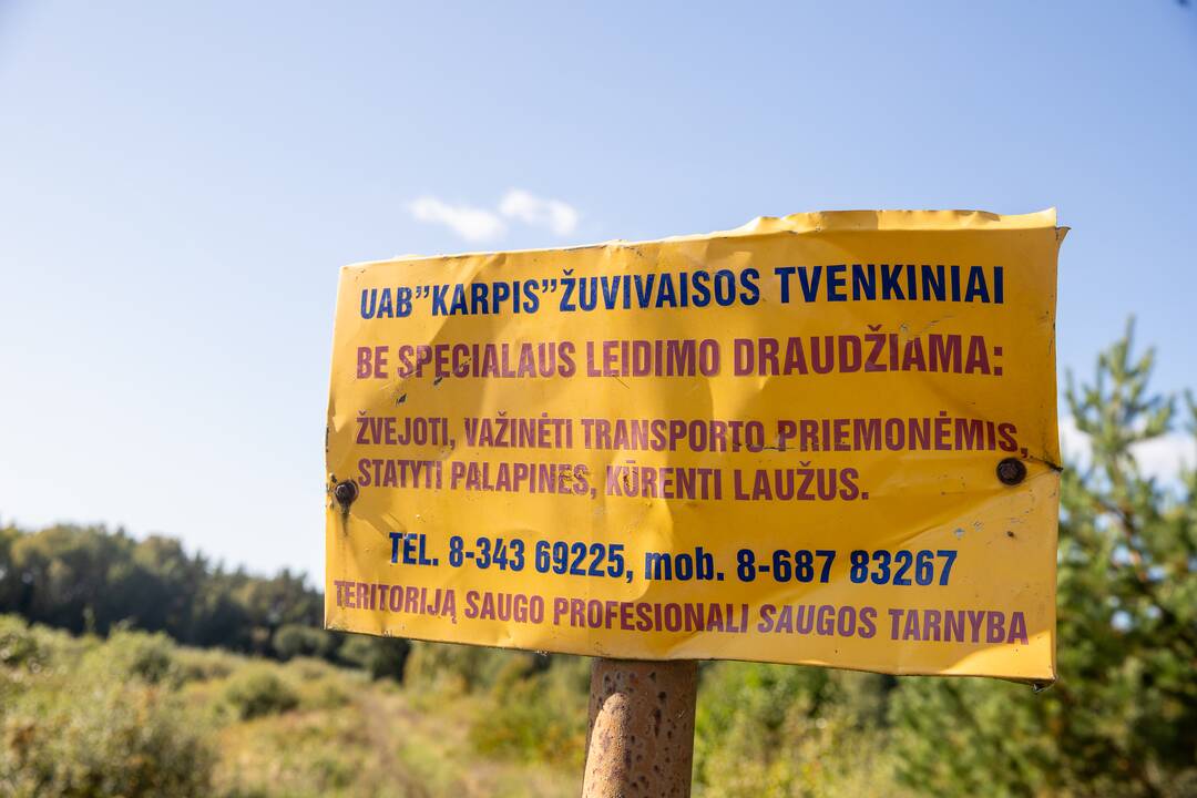 Kazlų Rūdos tvenkinyje išgaišo žuvys