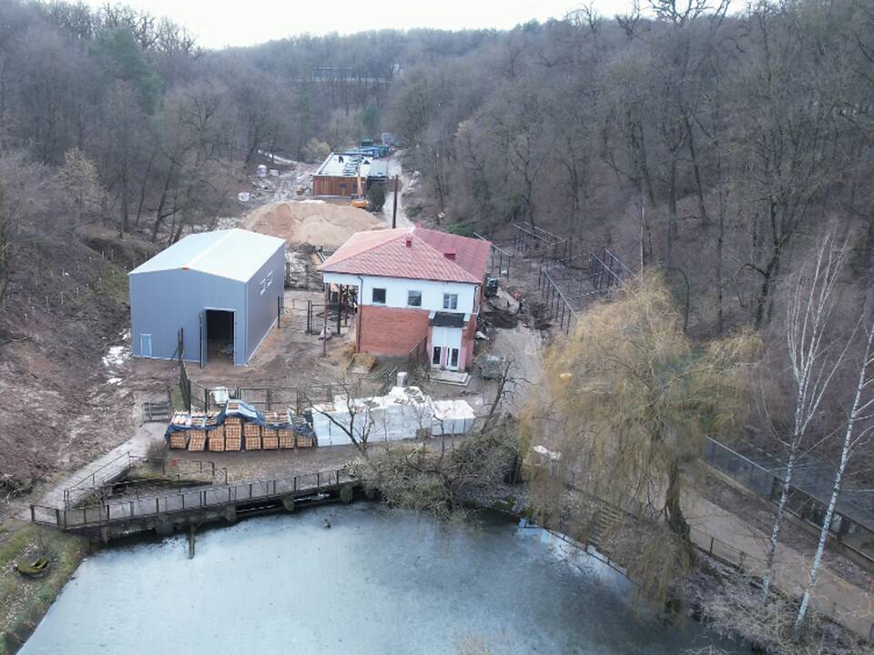 Įpusėjo Lietuvos zoologijos sodo renovacija