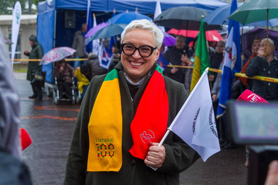 Piketas prieš planus dalį Kauno rajono teritorijos prijungti prie miesto