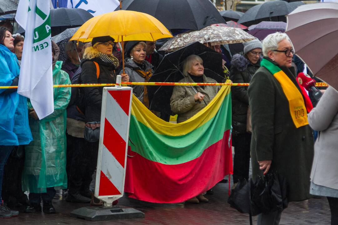 Piketas prieš planus dalį Kauno rajono teritorijos prijungti prie miesto
