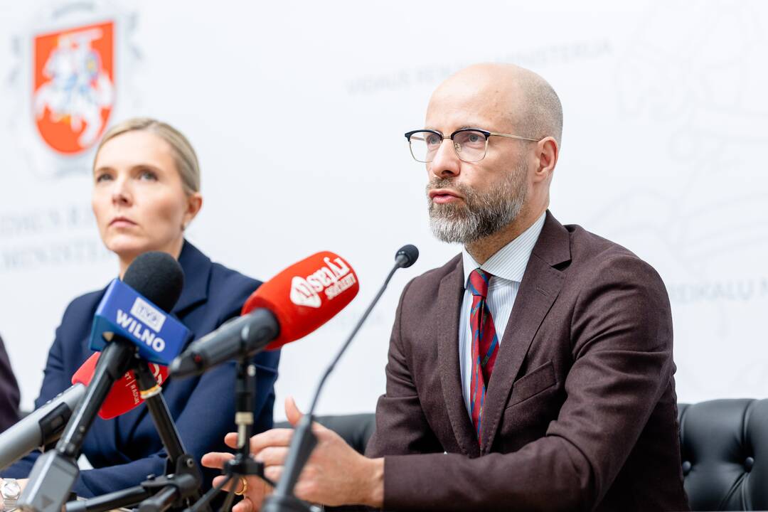 A. Bilotaitės ir verslo atstovų spaudos konferencija