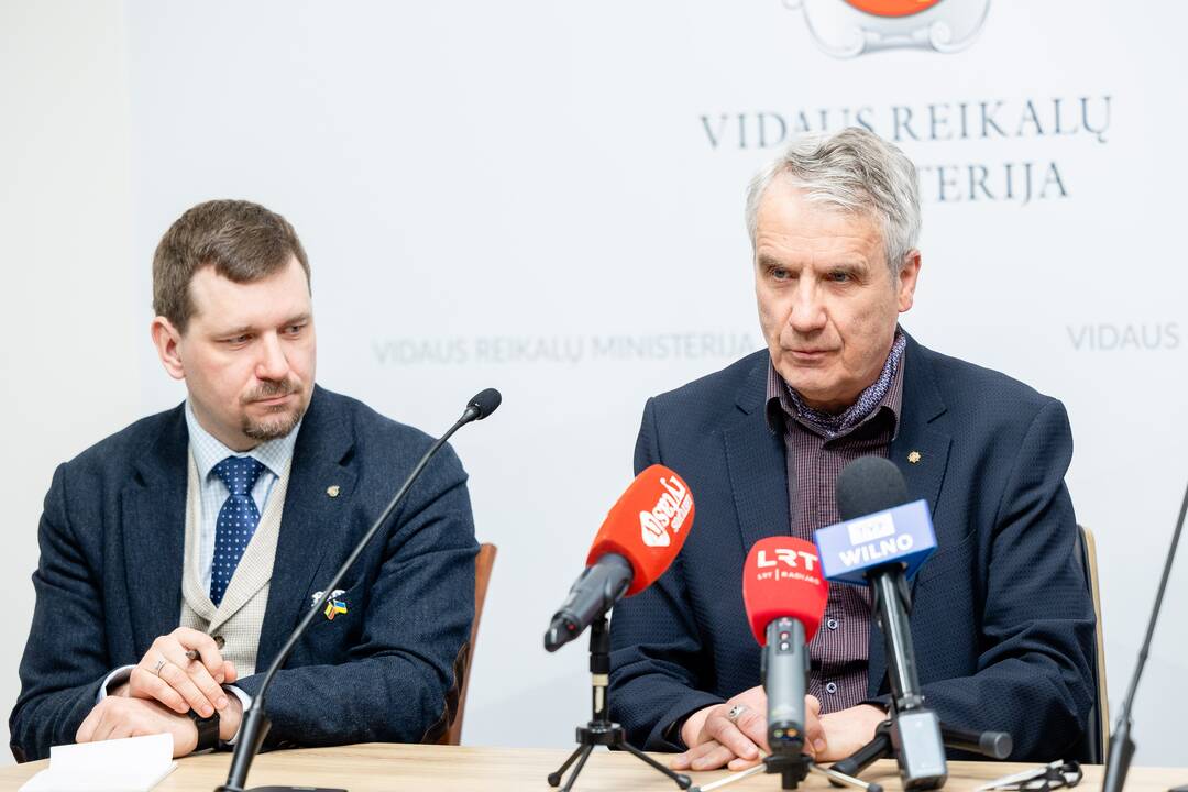 A. Bilotaitės ir verslo atstovų spaudos konferencija