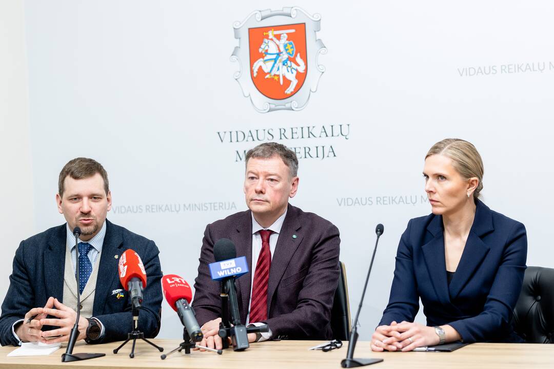A. Bilotaitės ir verslo atstovų spaudos konferencija
