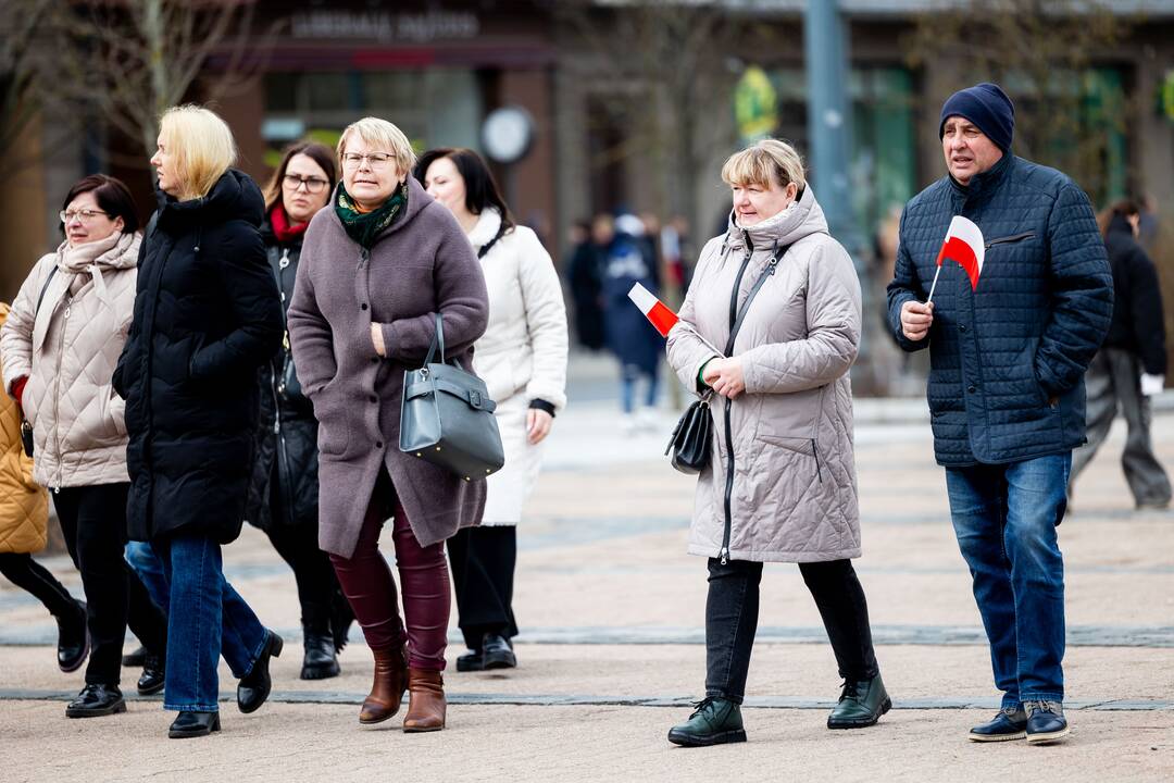 Mitingas tautinių mažumų mokykloms apginti