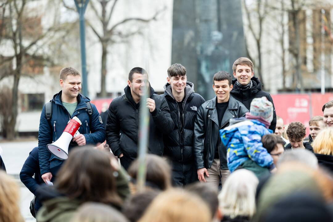 Mitingas tautinių mažumų mokykloms apginti