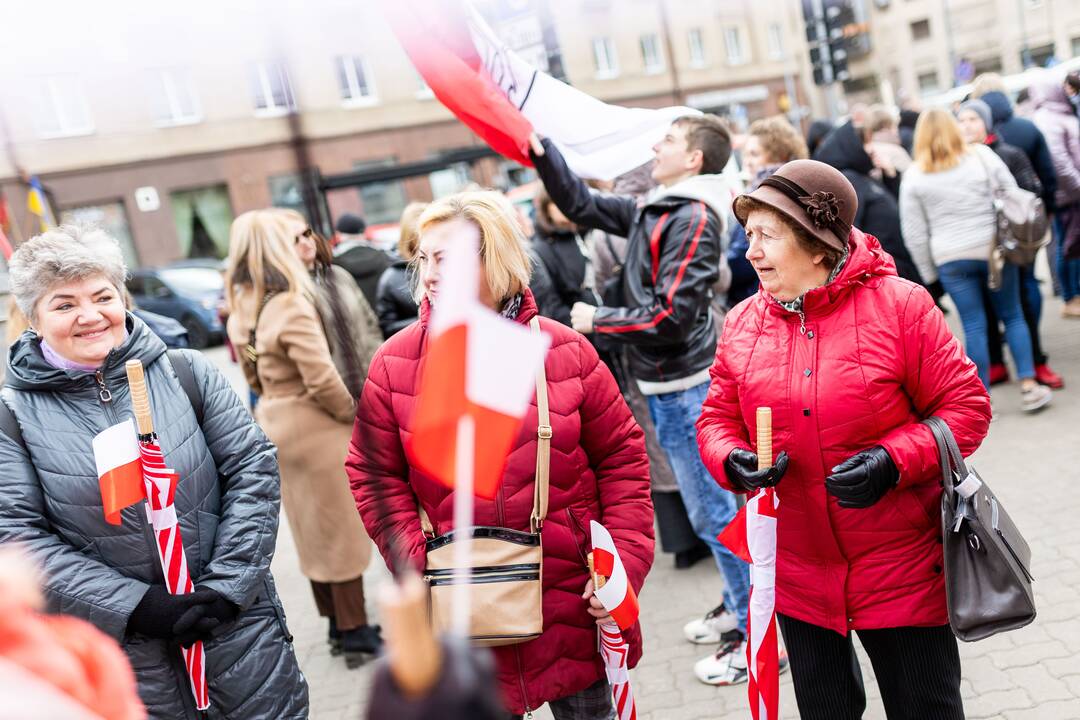 Mitingas tautinių mažumų mokykloms apginti