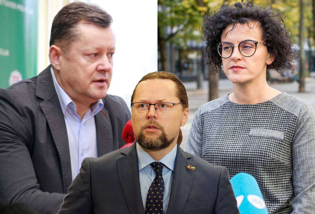 Rimas Bradūnas (iš kairės), Darius Valkavičius, Daiva Brudnienė 