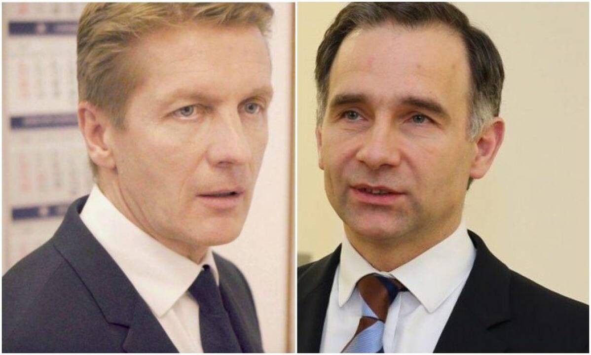 Arvydas Vaitkus (kairėje) ir Rokas Masiulis (dešinėje)