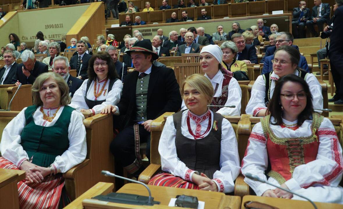 Kovo 11-osios minėjimas Seime (2019)
