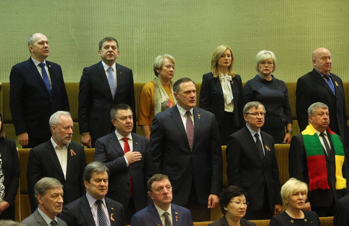 Kovo 11-osios minėjimas Seime (2019)
